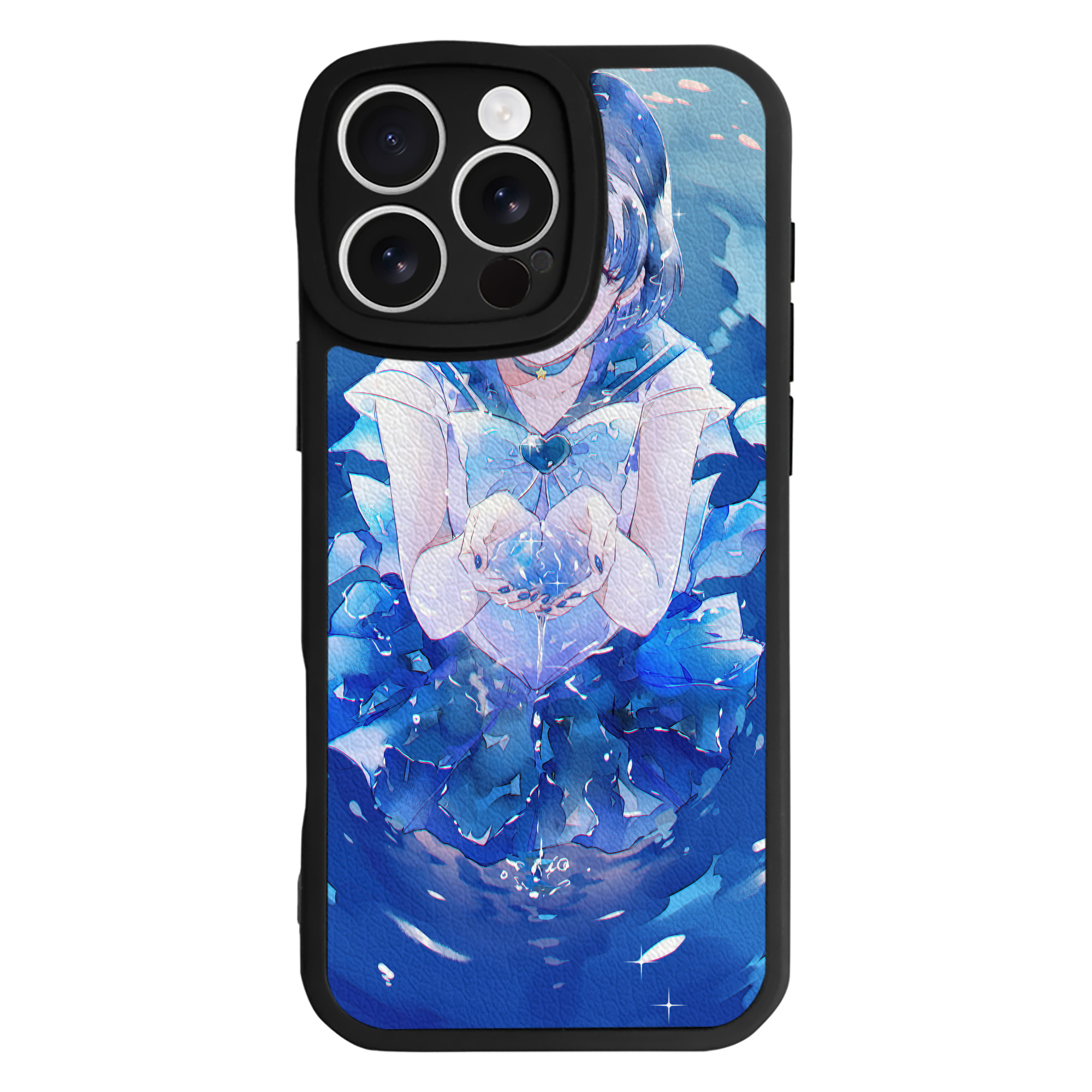 （画像用） 美少女戦士セーラームーン Sailor Moon 【iPhone 16シリーズ対応】シリコンスマホケース（レザー調） 材質：シリコン